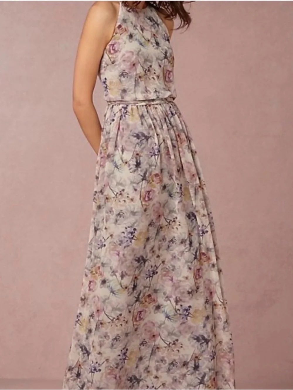 BHLDN Anthropologie Donna Morgan Alana Wildflower Dress - Picture 2 of 7